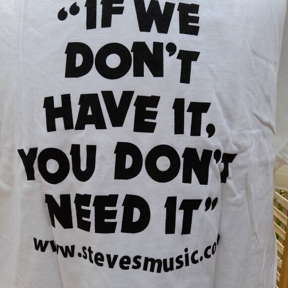 Steve's Music Store T-Shirt XL NEW - Picture 12 of 13